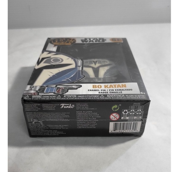 Funko Pop! Star Wars Bo Katan Enamel Pin Badge Mandalorian Collectible - Picture 5 of 6